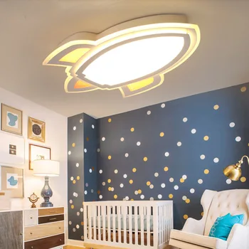 LED stropna svetilka zatemniti otroški sobi Raketa oblika dekoracijo LED stropne luči Sodobnih stropne luči za dom