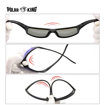 Polarking Polarizirana TPEE Materiala sončna Očala Moške blagovne Znamke v Novo Modno Oblikovanje Prilagodljiv Okvir Moški Dodatki