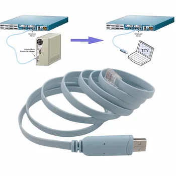 1.8 M, Dolžina Kabla USB, RJ45, DA Konzola zaporedne Konzole Kabel Express Omrežnih Usmerjevalnikov Kabel Za Cisco Usmerjevalnik Za Huawi