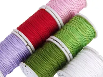 10 zvitkih mešane barve najlon kabel Vezenje Niti Niza 0,8 mm DIY nakit