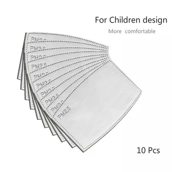 100 kozarcev/Veliko PM2.5 oglje, Filter Papir za otroke design Usta Masko Zdravstvenega Varstva