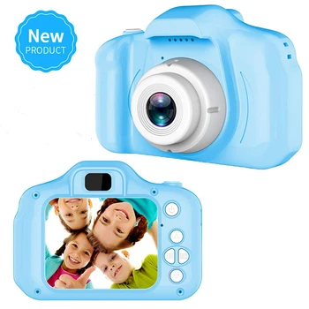 1080P Mini Digitalni Fotoaparat Igrače za Otroke 2 Palčni HD Zaslon, ki Bremenijo Fotografija Rekviziti Srčkan Baby Otrok Darilo za Rojstni dan Zabava na Prostem