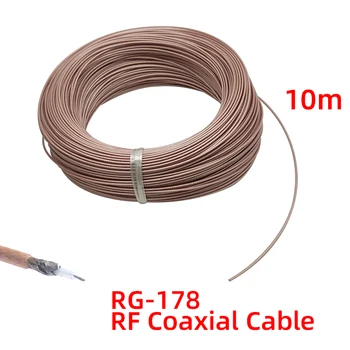 10M RG178 RG-178 RF Koaksialni kabel Adapter za Priključek Koaksialnih Kabelskih 50 ohm