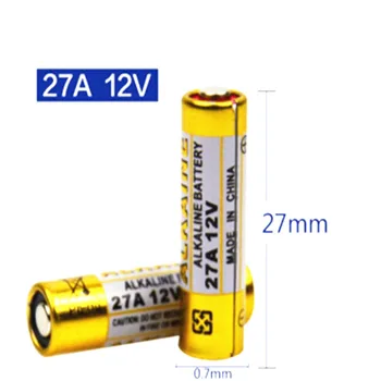 10PCS 27A 12V suho alkalne baterije L828 27AE 27MN A27 za zvonec,avto alarm,walkman,avto daljinsko upravljanje itd.
