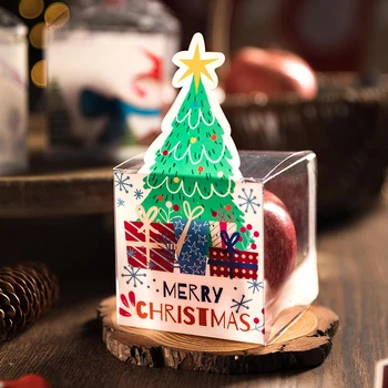 10PCS Božič Apple Darilo Polje Torto Dekoracijo Sladkarije, Čokolada Rojstni dan Piškotek Za Punco