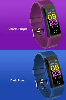 115 Plus Žensk Bluetooth Smart Ure Moške Srčnega utripa Smartwatch 2020 Fitnes Tracker Nepremočljiva Manšeta Watch