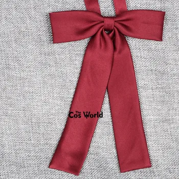 12 Trdne Barve Žensk Dekle Trak Bowties Nastavljiv Lok Kravato Cravat Pribor Za JK Šolsko Uniformo Študentov Krpe