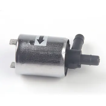 12V DC mala plastika Magnetni Ventil OD 6 mm za Zrak, Plin, Voda N/C navadno zaprt