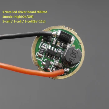 16 mm ali 20 mm Cree XPG2 XP-G2 High Power LED-Emitter Diode + 17 mm 1mode led driver odbor 3v~12v vnos 900mA za Svetilko DIY