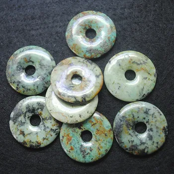 1pc naravnih afriške turquoisee kamen obeski krof obliko, velikost 30mm40mm 50mm dobro prodajajo v zda za ogrlico kar dodatki