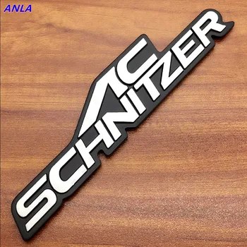 1pcs 3D Aluminija AC-SCHNITZER Avto osebnost označevanje avto emblem nalepko Značko za BMW HAMANN Auto Dodatki, Spremembe,