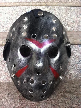 1pcs/veliko Črni petek ŠT.13 Jason Voorhees Freddy Hokej Festival Stranke Halloween Maškarada Masko