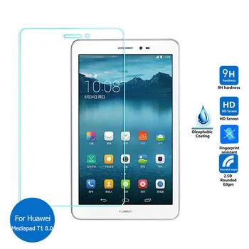 2 X Za Huawei Mediapad T1 S8-701u T1-821L T1-823L 8.0 Čast Pad Pro 8 palčni zaslon Kaljeno Steklo Screen Protector 9H Zaščitno folijo