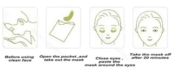 20 Kos Učinkovit Anti Oči Gube Proti Temni Krog Staranja Oči Nego Maske Kristalno Kolagena Zlato V Prahu Oči Masko Brezplačna Dostava