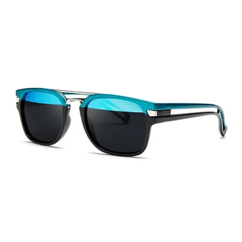 2019 Nov Dvo-barvni Kvadratek sončna Očala Moški Ženske blagovne Znamke Oblikovalec sončna Očala UV400 Odtenki Očala Gafas De Sol