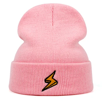 2019 novo Različico strele vezenje volne klobuk moda prostem windproof toplo kapo Par divjih kape na prostem šport prosti čas skp