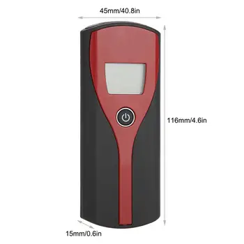 2019 Strokovno Alkohola Dih Tester Breathalyzer Analyzer Detektor Test 6880 LCD-Zaslon Oranžna osvetlitev zaslona