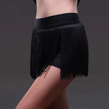 2020 Nov latinski Ples Krilo za Ženska Črna Tassel Stilov latinski Ples Obleko Konkurence Praksi Dancewear latinsko Krila S-2XL