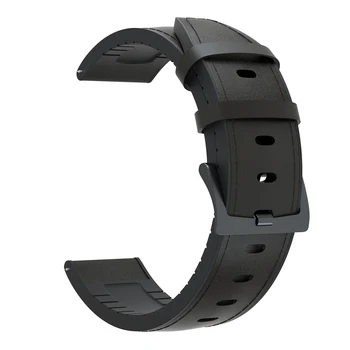 22 mm Watch Trak Za Haylou Sončne Pravega Usnja Band Silikonsko Zapestnico Watchbands Za Xiaomi Haylou Sončne LS05 ремешок