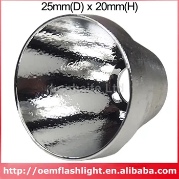 25 mm(D) x 20 mm(H) OP Aluminijasti Reflektor