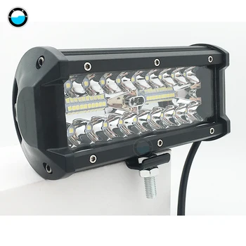 2pcs 7 palčni LED delovna Lučka 120W LED Bar Luč za motorno kolo Traktorja Čoln terenska 4x4 4WD Tovornjak SUV ATV.