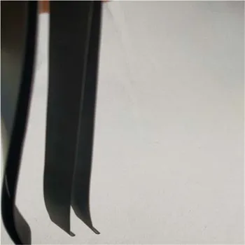 2pcs Latest Visoke Kakovosti Latex dvoslojno Ravno gumico na Koncu Fračo Lov Dolžina Black 0.7 mm 0,6 mm Vijolična