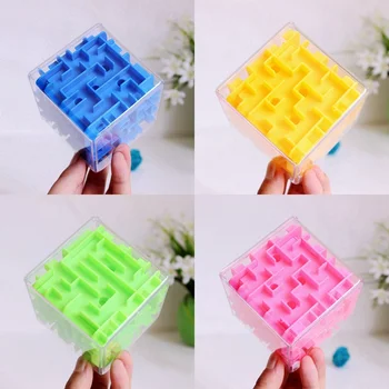 3D Labirint Uganke 8x8x8cm Magic Cube Izobraževalne Igrače, Božična Darila za Otroke in Odrasle