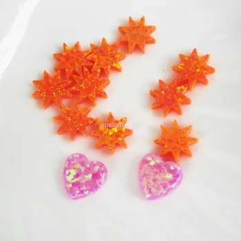 (3pcs/veliko)Multicolor 10 mm Sintetičnih opal sončnično oranžno barvo op31 opal cvet, da na Kitajskem z veleprodajno ceno za ogrlico