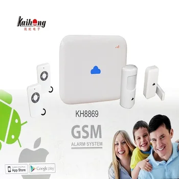 433 MHZ Android ISO App Brezžični GSM Domov Alarmni Sistem SIM Pametni Dom Protivlomni Varnostni Alarmni Sistem, Komplet ir PIR
