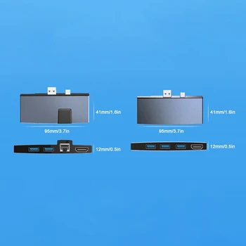 4K HDMI Video HUB Priklopne Postaje USB Hub Replicator HDMI Za Microsoft Surface Pro 4/5/6