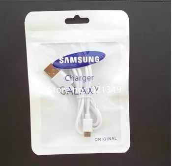 500pcs/veliko 10.5*15 cm Zadrgo na Drobno Plastično Embalažo bag za bluetooth slušalke slušalke trgovina na Drobno embalažo za SANSUNG usb Kabel