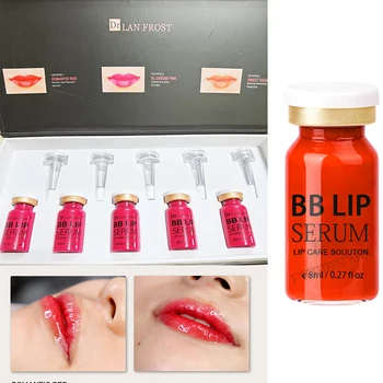 5PCS Koreja BB Ustnice korejski Ličila Ampul BB Krema za Trajno Lepoto Pigment Mesotherapy Multi-Barvni Ustnice Kolorit Več Temperament
