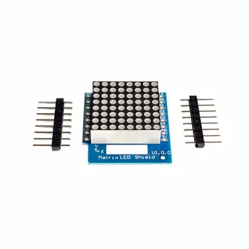 5set/veliko Matrix LED Ščit V1.0.0 Za WEMOS D1 Mini šahovnica z 8 × 8 Matrix Predalčni LED Modul