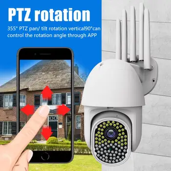 82 LED 1080P WIFI IP Kamera Brezžična Prostem CCTV PTZ Smart Home Security IR Kamera nadzorna Kamera Video Nadzor