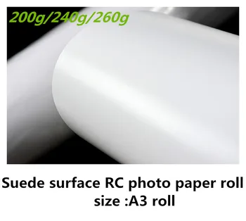 A3 velikosti roll na vodni osnovi digitalnega tiskanja inkjet rc antilop fotografski papir za debelo 0.297 m širok