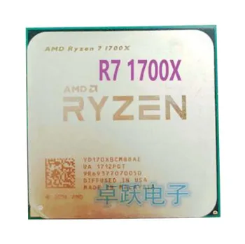 AMD Ryzen 7 1700X R7 1700X 3.4 GHz Osem-Core CPU Procesor YD170XBCM88AE Vtičnico AM4