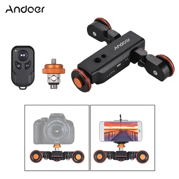 Andoer L4 PRO Mini Progi Drsnik z Brezžičnim Daljinskim Motornim Fotoaparat Slide Video za Canon, Nikon, Sony DSLR Fotoaparat Pametni