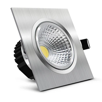 Anti Glare LED Downlight 15W 12W 9W 7W Kvadratnih Strop Vgradne Svetilke AC220V 110V LED Stropni Downlight spot LED Spot Osvetlitev