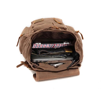 AUGUR Nova 17 palčna moški nahrbtnik letnik platno nahrbtnik šola vrečke za moške, potovalne vrečke, velike zmogljivosti, potovanja laptop nahrbtnik torba