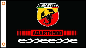 Avto zastava Fiat Abarth Banner 3ftx5ft Poliester 020