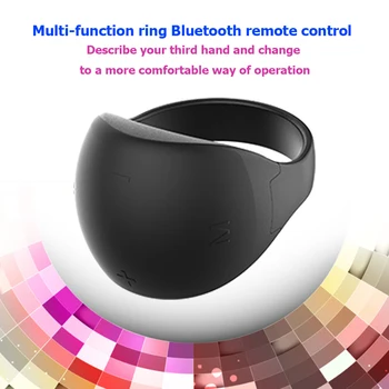 Bluetooth Obroč Daljinski upravljalnik R51 Nosljivi Prst Lahke, Modne Trajne za iOS Android Telefon, TV Oskrbe