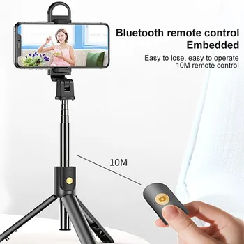 Bluetooth Selfie Palico s Plastično Stojalo Zlitine Self Palico Selfiestick Telefon Pametni Selfie-Palica za Iphone, Samsung Huawei