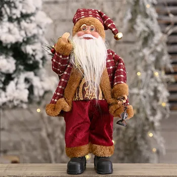Božični Okraski, Ustvarjalna Krpo Santa Claus Lutka Mini Igrača, Lutka Dekoracijo navidad decoraciones para el hogar
