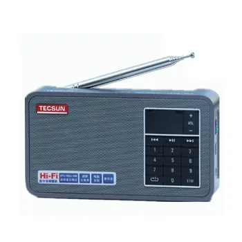 Brezplačna Dostava Tecsun X3 UKV stereo radio / MP3 predvajalnik, prenosni zvočnik kartico Kovinski prekinitveno točko pomnilnika, igrajo ura fm radio