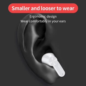 Brezžične Bluetooth Slušalke Touch Kontrole Brezžične slušalke Športne Nepremočljiva čepkov TWS500mah Miniheadsets Z Mikrofonom