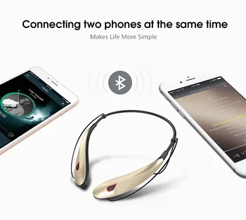 Brezžične Slušalke Bluetooth 4.0 Slušalke Stereo Slušalke Za Pametni telefon Samsung LG HTC Huawei Motorola Nokia iPhone Tablični PS3