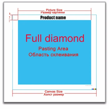 Celotno Diamond Vezenje 5D DIY Diamond Slika 