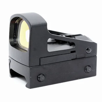 CQC Taktično Airsoft Optika PODJETJA Reflex Mikro Mini Red Dot Sight S Prezračevanjem Gori in Distančniki Lov Pištolo Glock Puška Področje uporabe