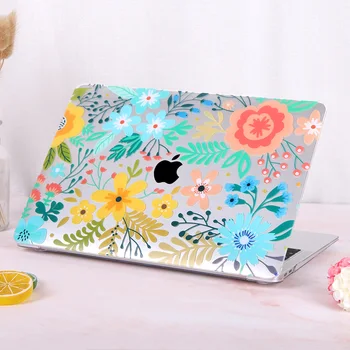 Cvetlični Laptop Primeru za MacBook Air A2337 A2179 2020 Pro 13 16 palčni na Dotik bar A2289 A2141 A2338 Plastični Primeru Težko Keybaord Kože