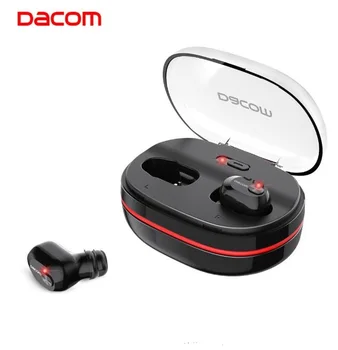 DACOM K6H /K6H PRO TWS Čepkov Res Brezžične Bluetooth Slušalke Mini Nevidno V Ušesu Slušalka za Prostoročno uporabo Slušalke za iPhone